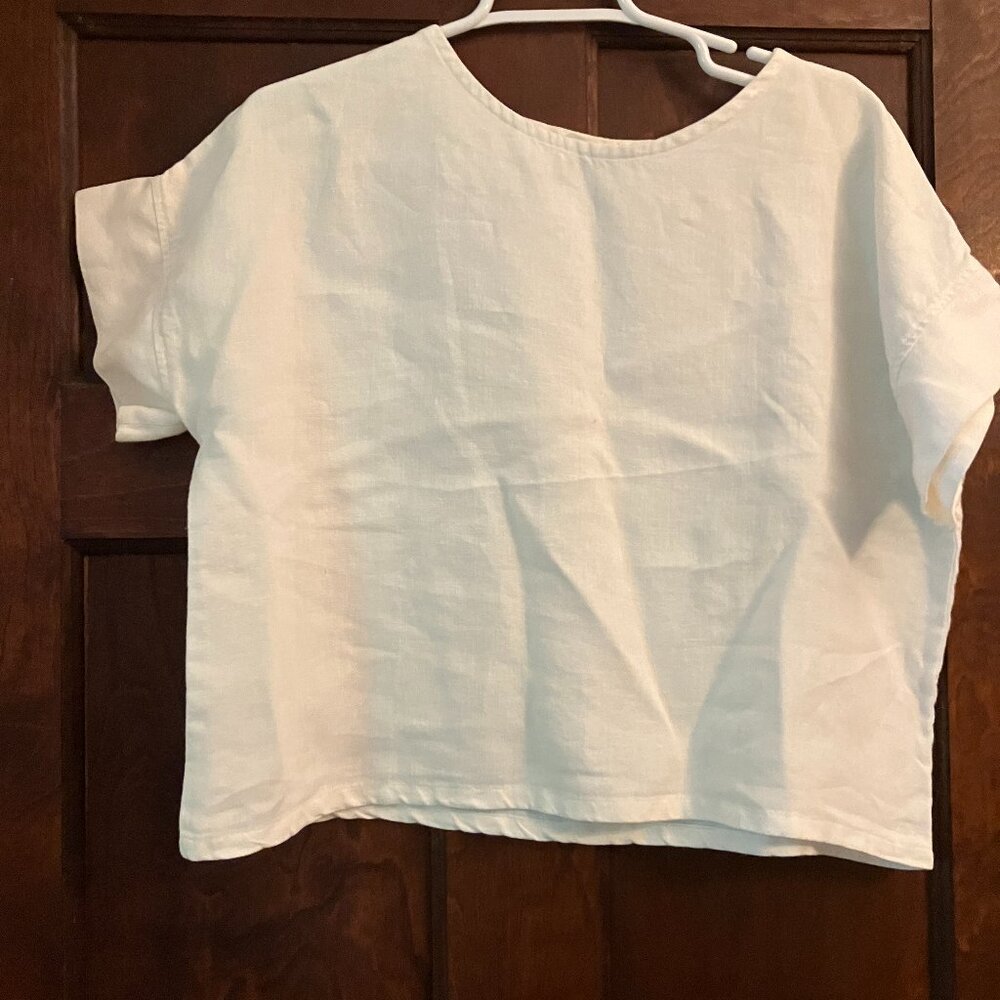 Elizabeth Suzann Linen Tee M